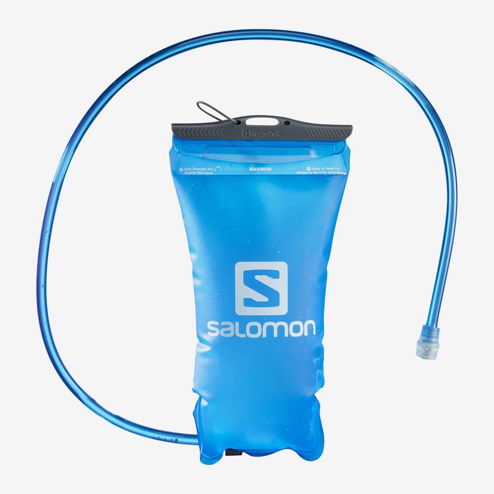 Salomon SOFT RESERVOIR 1.5L Mochila Trail Running Hombre - Azules - Colombia (13964-ACEI)